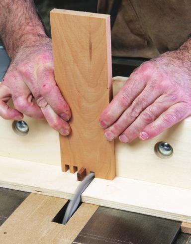 Leapfrog across the width. After cutting each notch, use it to straddle the key for making the next notch.