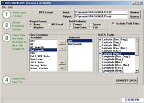 BVS CHAMELEON DATA CONVERSION UTILTTY Introduction The Chameleon application software is the universal data conversion and filtering tool for BVS Receivers.
