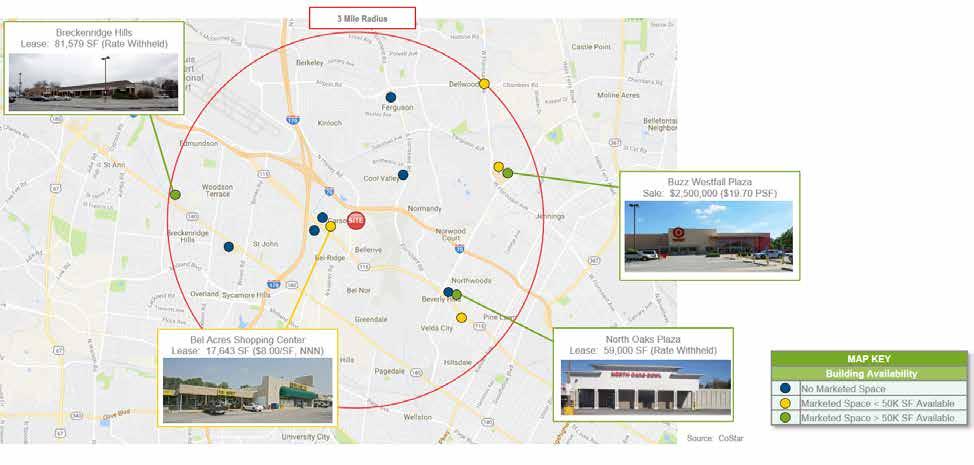 Area Information Retail Buildings over 50,000 SF within 3 Miles Source: TAP Report