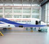 The ARJ21 regional jet is the result of close collaboration between