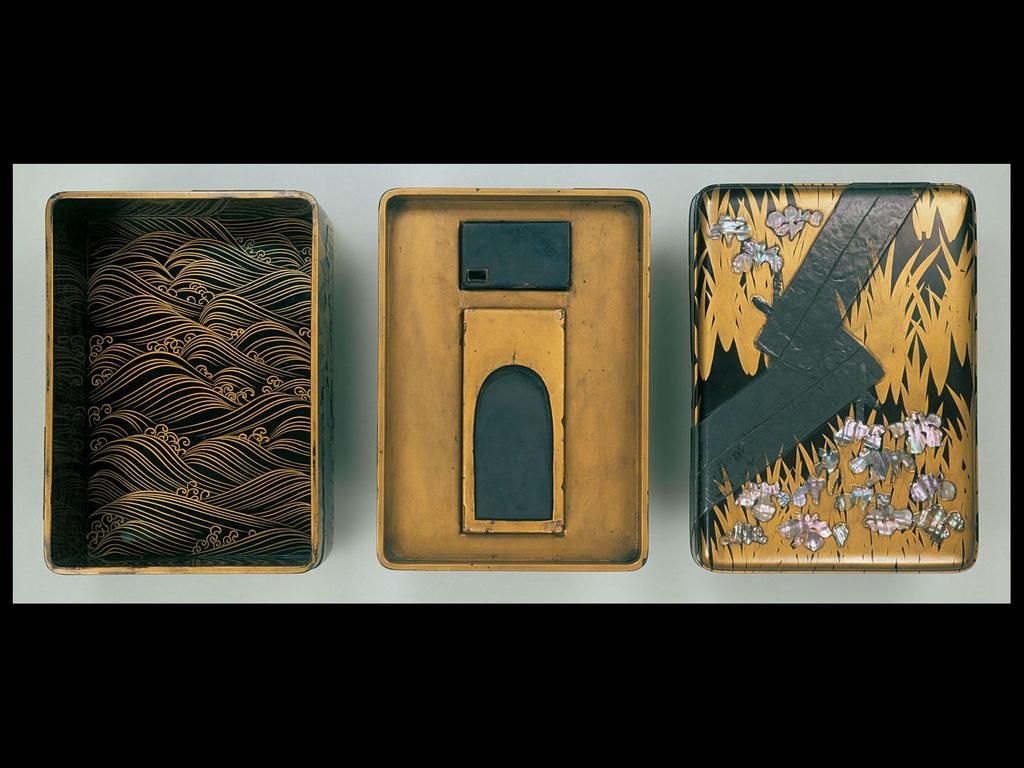 Detail of Lacquer Box for Writing Implements, Ogata Korin, Edo Period,