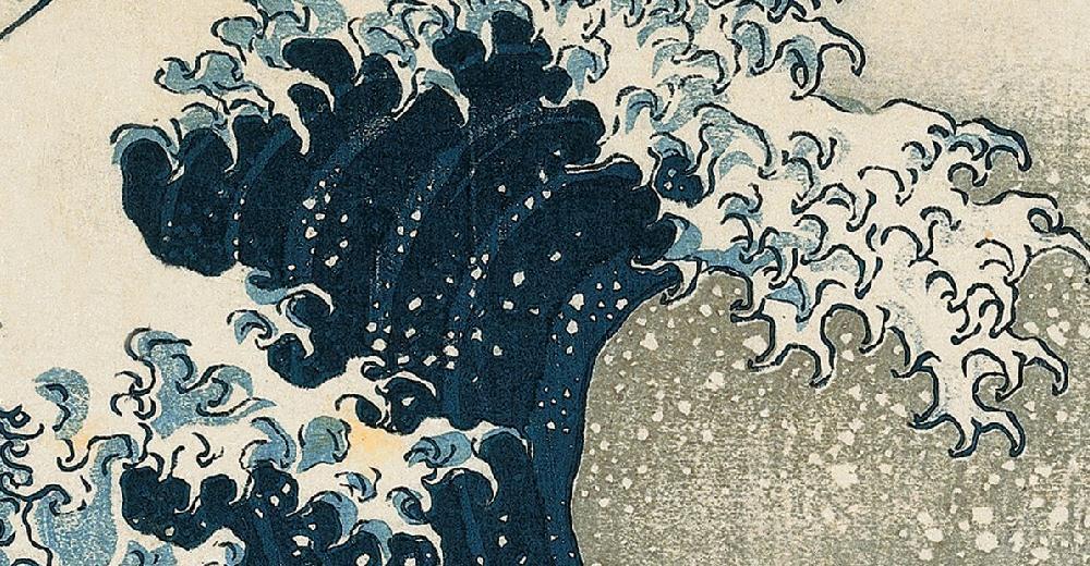 The Great Wave, Katsushika Hokusai, Edo
