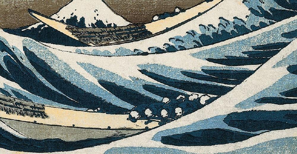 The Great Wave, Katsushika Hokusai, Edo