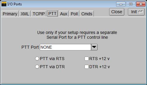 2. Set PTT Port