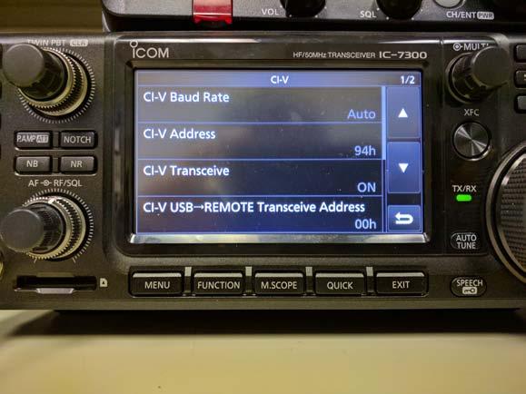 When set to Auto (default setting), the radio will set itself to the data rate set in the software.