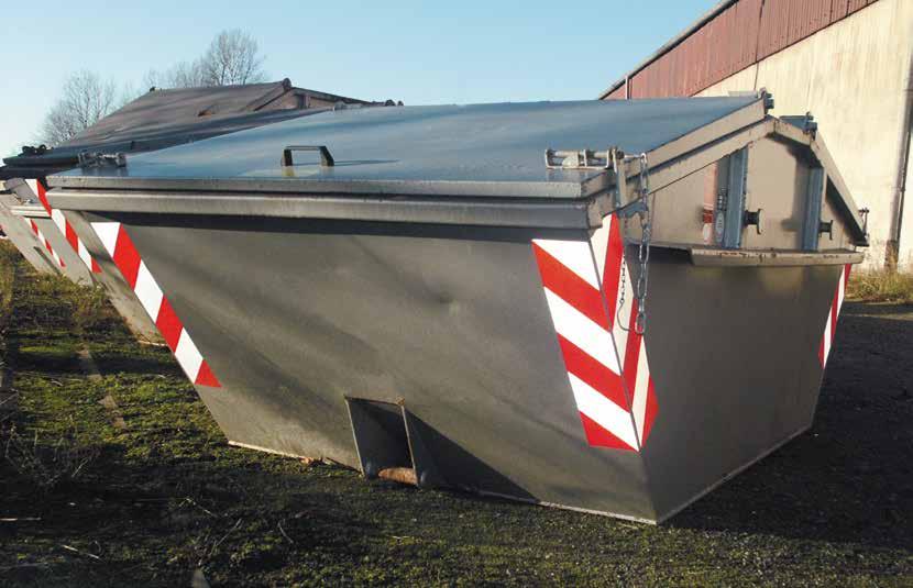 Undustrial wash tapes Containers & Dumpsters ORAFOL high visibility reflective markings for moveable containers and waste removal trucks were designed for high performance and durability even when