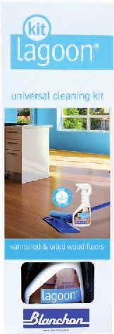 Lagoon is an odour-free, non-slip solution, which can be used on lacquered or oiled wood floors (whether