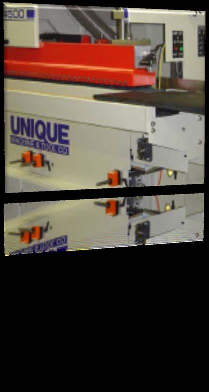 4500 Series Shape & Sand Machines - Basics All adjustment are made from the front of the machine allowing for faster and
