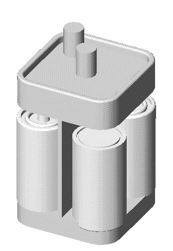 Engineering Design with SolidWorks A single 6-volt lantern battery is approximately 25% higher in cost and 35% more in weight.