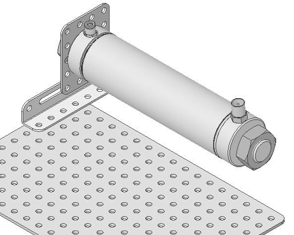 Engineering Design with SolidWorks Insert the ANGLE BRACKET. Mate the ANGLE BRACKET to the FLAT PLATE. The bottom flat face of the ANGLE BRACKET is coincident to the top face of the FLAT PLATE.