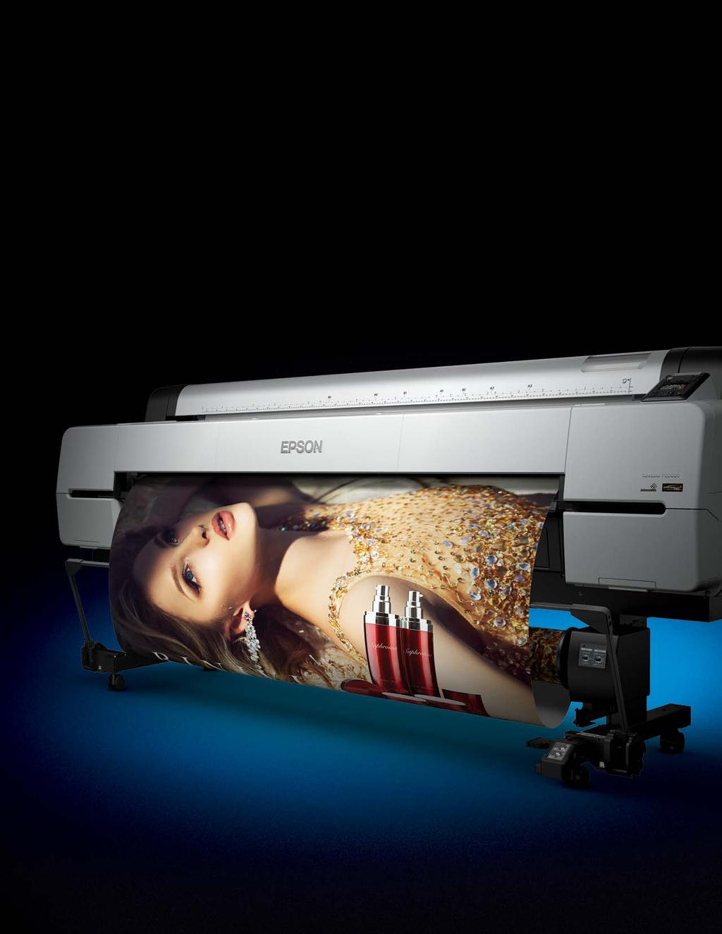 New Inductive Media Roller System The printer s all-new roll-loading process allows for simple and accurate front-top roll loading with minimal errors or skewing.