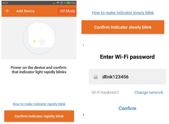 Open the smartphone Wi Fi list, select SmartLife_XXXX, and get back when connected successfully,