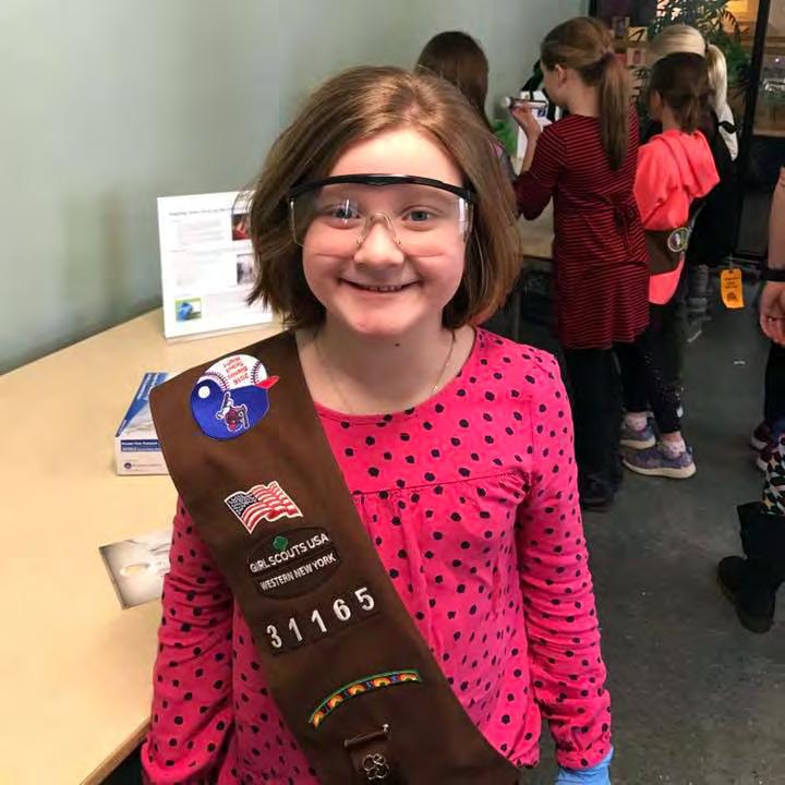 Girl Scouts at RMSC Brownie