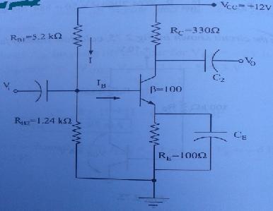 PART C 1. Draw d.c load line for the following transistor configuration. Obtain the Quiescent point (15) BTL5 2. For the circuit shown below calculate V G, I D, V GS and V DS.