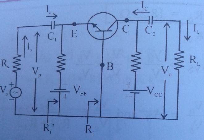 (5) 13 i)show the low frequency h-equivalent model of a transistor amplifier operating in CE mode ii) Why is this circuit not valid for high frequencies iii) Define the trans conductance of BJT in