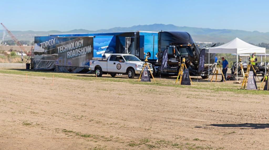 Mark Contino, Topcon vice president of global marketing said, The Technology Roadshow is a fresh we ll bring-it-to-you concept that allows customers to keep up with rapid industry changes in a