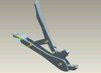 In real mole grips the screw position would not change when moving the handle. How can we make this work correctly? Go to APPLICATIONS > MECHANISMS and MECHANISM > DRAG and notice the DRAG dialog box.