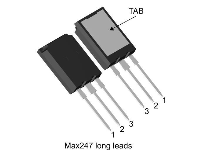 ) @ IC = 120 A Tight parameter distribution Safer paralleling Positive VCE(sat) temperature coefficient Low thermal resistance Soft and very fast recovery antiparallel diode Maximum junction