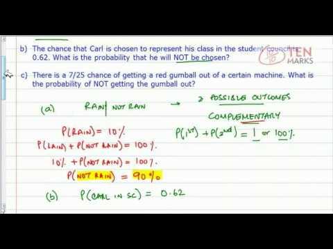 www.ck12.org Chapter 1. Probability 1.7 Identifying the Complement Objective Here you will learn how to identify the complement of a given theoretical or experimental probability.