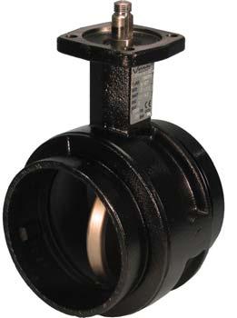F6 Series 2-Way, Victaulic Butterfly Valve 200 psi (2 to 12 ) bubble tight shut-off Long stem design allows for 2 insulation Completely assembled and tested, ready for installation Application These
