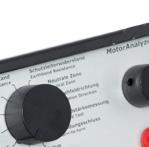 The voltage can be set manually with the rotary button or automatically as a programmable value.