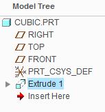 Admire your work. Selection basics With your completed cubic part on the screen, place in the default view. Hover the mouse over the part and notice how it gets highlighted.