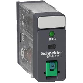 Characteristics interface plug-in relay - Zelio RXG - 1C/O standard - 24VDC-10A-with LTB and LED Product availability : Stock - Normally stocked in distribution facility Price* : 7.