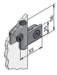 Door Components and Paneling Hinges for Panels Requires ø10 mm hole with 13 mm