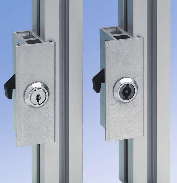 Door Components and Paneling External Locks for Swinging and Sliding Doors