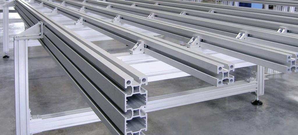 Support frame for a curing line,