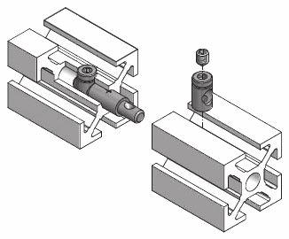 Quick-Reference Multi-Angle and Parallel Connectors Angles Series 40 and 50 Adjustable Angles Truss Blocks page 119 page 120 page 122 Swivel Tension