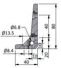 Angle F25 82.40.0801 Angle F25 T82.40.0801 Angle F25 - kit Angle G25s 82.