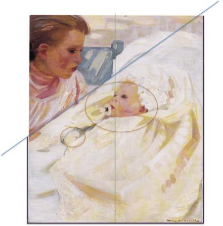 The arrangement of elements in McNicoll's Study of a Child precipitates questions about its subjects. 1 At first glance, the work portrays an interaction between an infant and a young woman.
