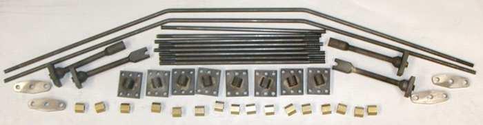 . The truss rods looked to be a quick job until I counted up all the required parts as shown in the photo below.