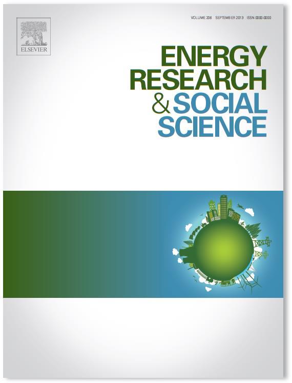 Data sources Social Science Insights on Energy, Climate, and Society, Nature Climate Change and Nature