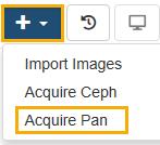 Cloud9 acquires Ceph. Acquiring Pan 1. From the patient s Images window, click Import/Acquire. 2.
