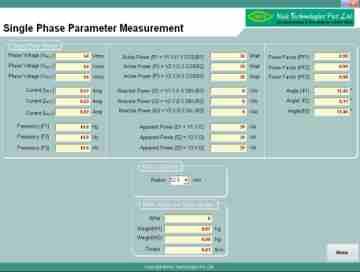Features Electrical Data Acquisition System is compatible for Machine upto 1HP Real Time monitoring of electrical parameters using computer Interface Software Curve