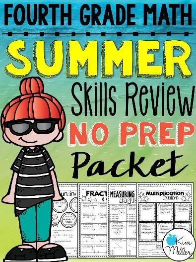 This packet is perfect for summer review of