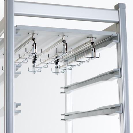 1700 00010 W-type 5 extensible frames 5 x 8 hooks for catheters Coloured PVC strips for posts Status Article Number Colour