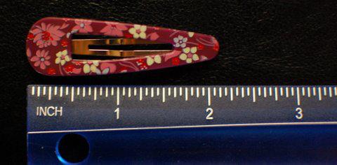www.ck12.org Chapter 2. Statistics and Measurement Example We can see that this barrette is about inches long. The barrette can also be measured in centimeters. It is about centimeters long.