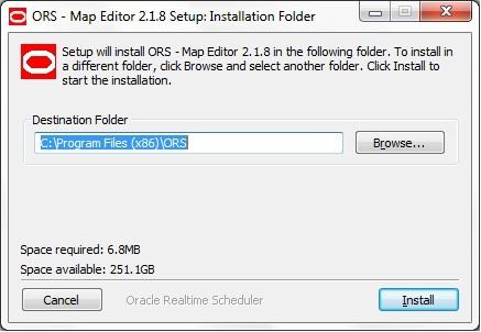 Installing the Map Editor Map Editor Installation Installing the Map Editor To ensure your success in installing or upgrading the Oracle Real-Time Scheduler Map Editor, follow the instructions in the