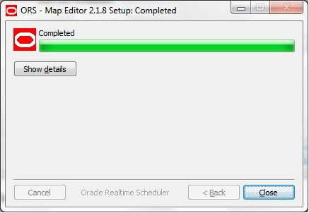 Downloading the Map Editor installer 2. Running the installer Use the following procedure to install the Map Editor on each client workstation. 1. Download the Oracle Real-Time Scheduler V2.2.0.