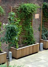 Watering system Diplomat planters can be supplied with a choice of 2 watering systems. Street Design can supply either a reservoir system, with filler pipe or the Mona, subterranean tank system.
