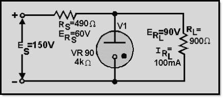 We can determine the mean current for the VR90-40 as shown in figure 3-44 by using the following values: I 40 5 2 45 2 22.