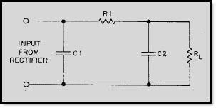 3-40. The use of the RC capacitor-input filter is limited to which of the following situations? 1. When the load current is large 2. When the load current is small 3. When the load voltage is large 4.