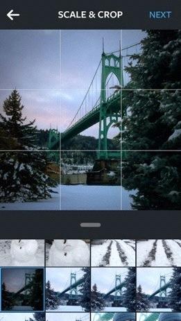 camera s image library Scale and crop the image Select