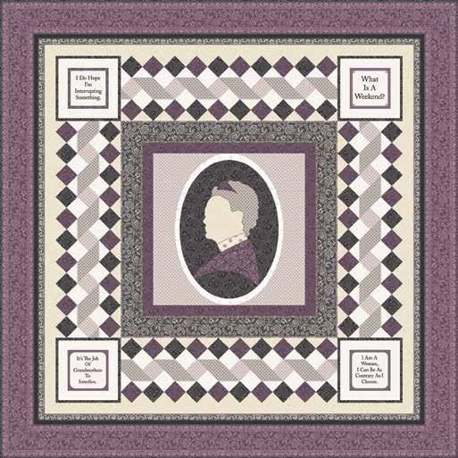 Downton bbey Dowager ountess BRIS BY KTHY H Dowager ameo Quilt Design: Matthew