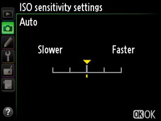 Quick Tips 2. Auto ISO Sensitivity Control Auto ISO sensitivity control automatically adjusts ISO sensitivity if optimal exposure cannot be achieved at the value selected by the photographer.
