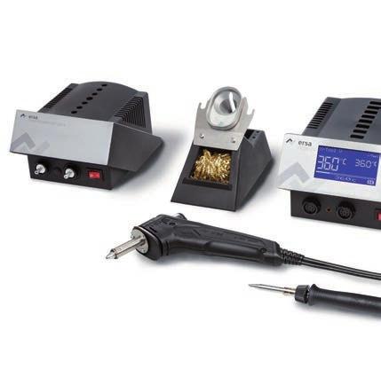 Ersa i-con2 V double channel soldering and desoldering station a plus in flexibility for professionals The double channel soldering and desoldering station i- CON2 V is a consistent further