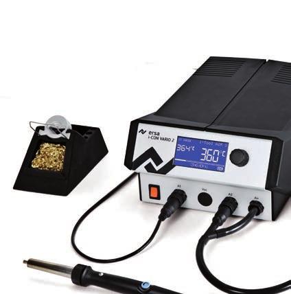 W). Alternatively the i-con VARIO 2 can operate further Ersa soldering tools.